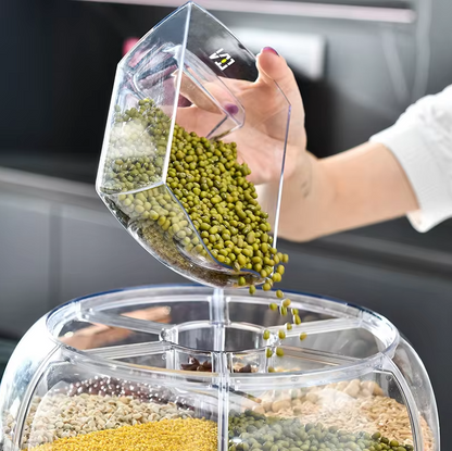 360 food rotating storage