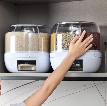 360 food rotating storage