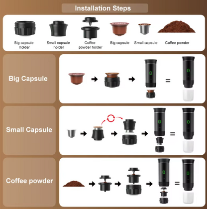 3-in-1 Portable Espresso Machine